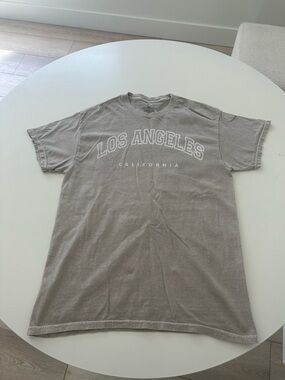 Los Angeles Graphic Short-Sleeve Tee - Light Taupe